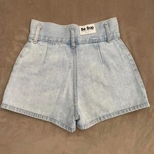 BeBop rare vintage light Blue Jean Shorts 1980’s sz 7